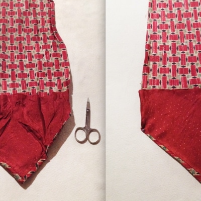 Eine sorgsam von Andreas Stötzner persönlich aufbereitete Vintage-Krawatte